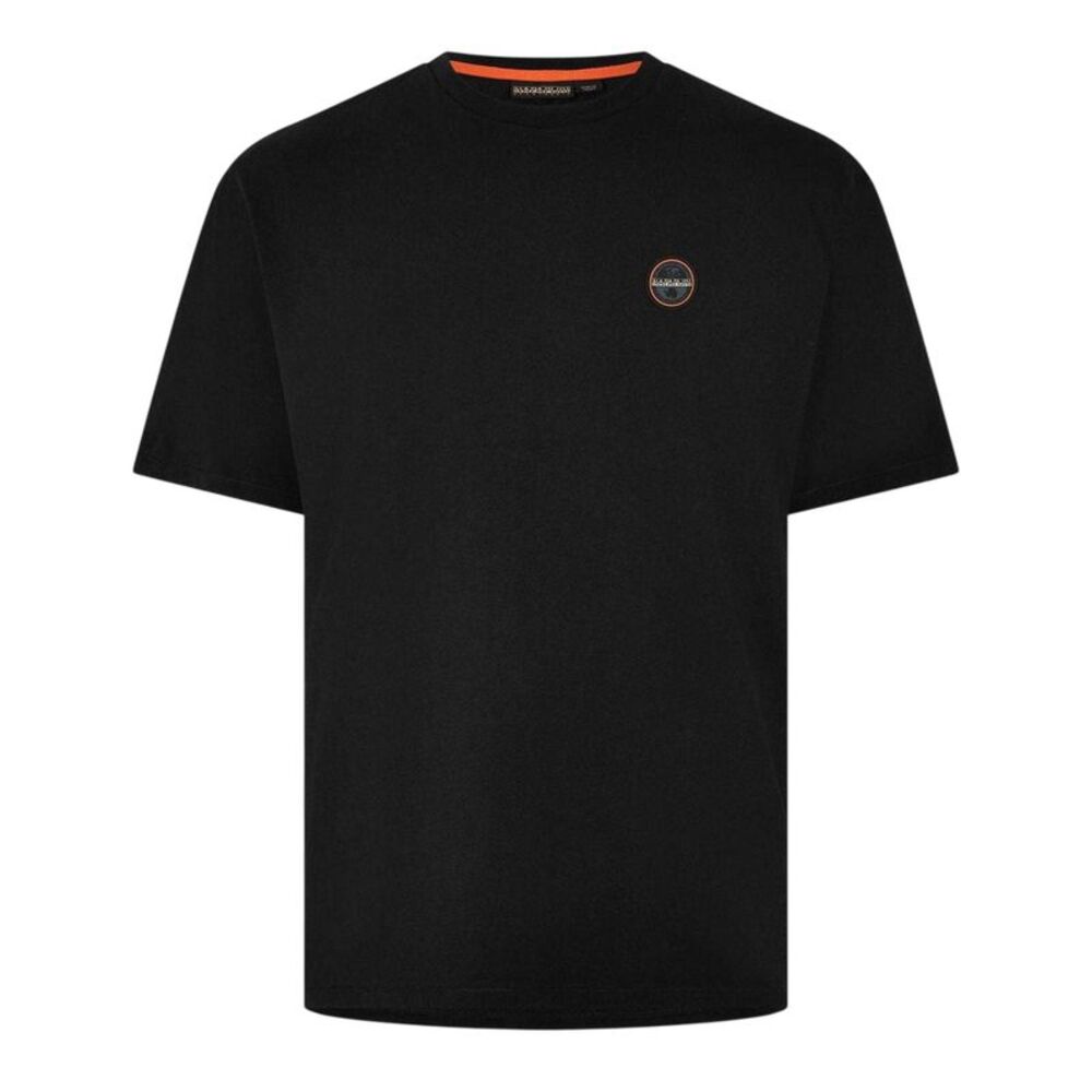 Napapijri Mens Recycled Cotton T-Shirt / Black Beauty